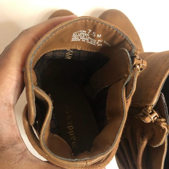 Madden Girl Dutton Brown Bootie - Picture 7 of 7